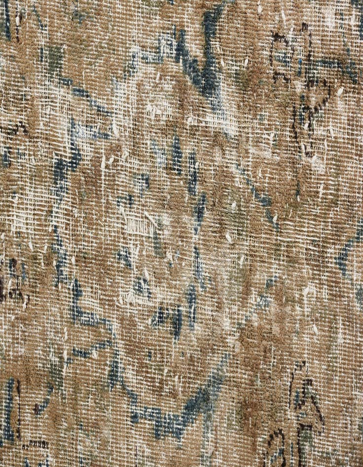 Detail image of  9' x 11' 6  Hand Knotted Ultra Vintage Persian Wool Rug