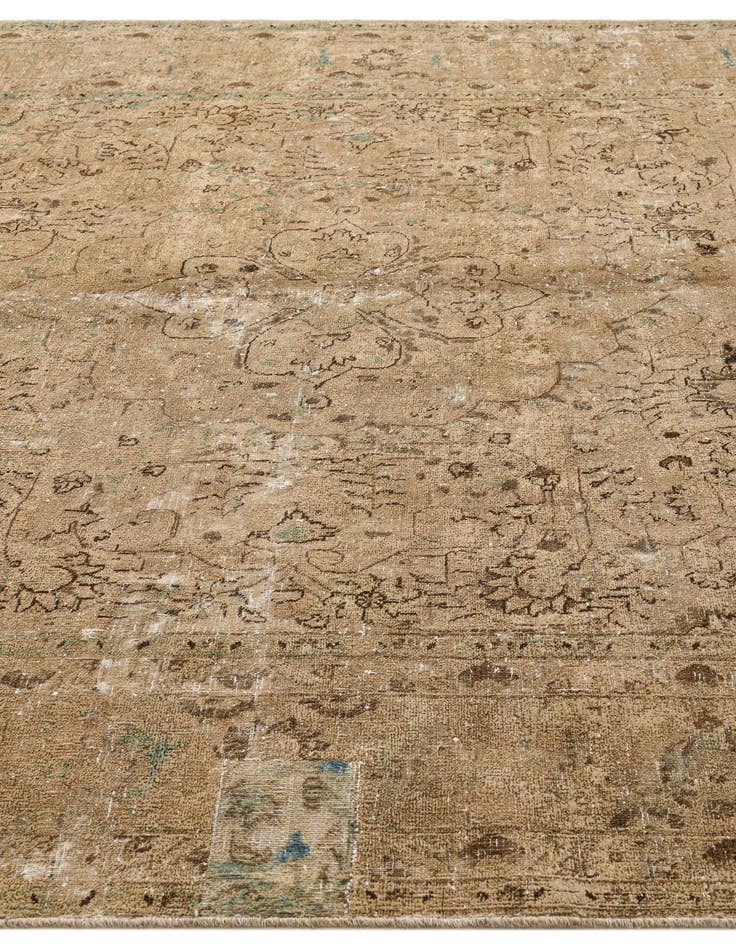 Detail image of  7' 10 x 12' 1  Hand Knotted Ultra Vintage Persian Wool Rug