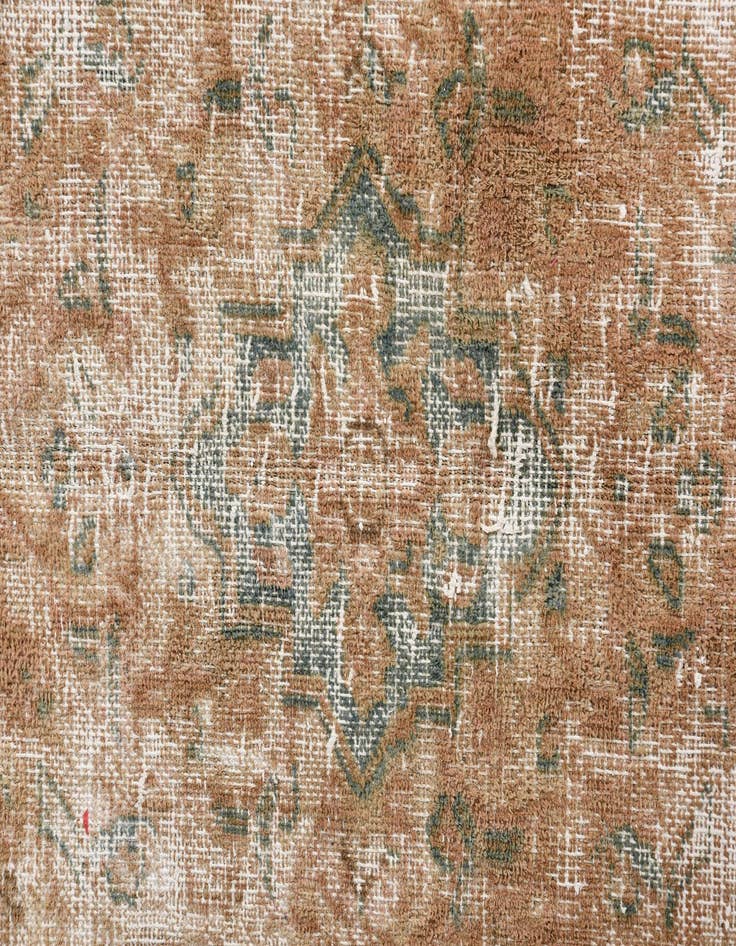 Detail image of  9' 7 x 12' 5  Hand Knotted Ultra Vintage Persian Wool Rug