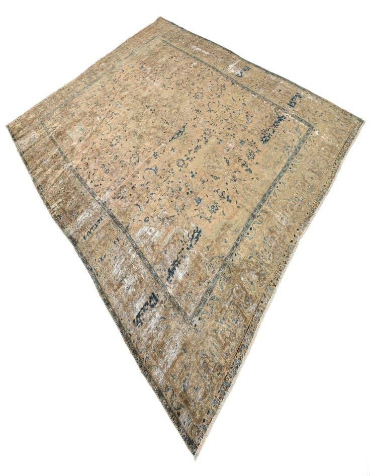 Detail image of  9' 5 x 11' 2  Hand Knotted Ultra Vintage Persian Wool Rug