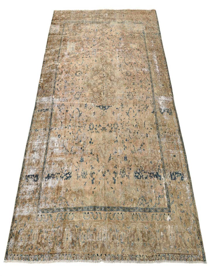 Detail image of  9' 5 x 11' 2  Hand Knotted Ultra Vintage Persian Wool Rug