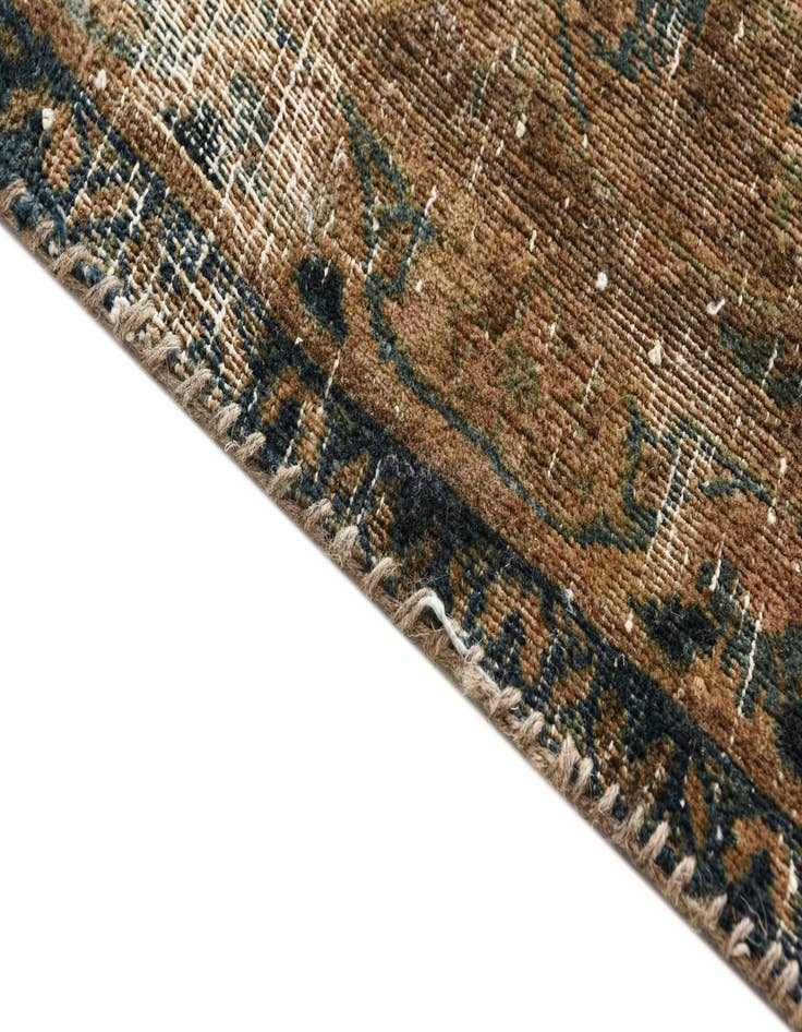 Detail image of  9' 5 x 11' 2  Hand Knotted Ultra Vintage Persian Wool Rug