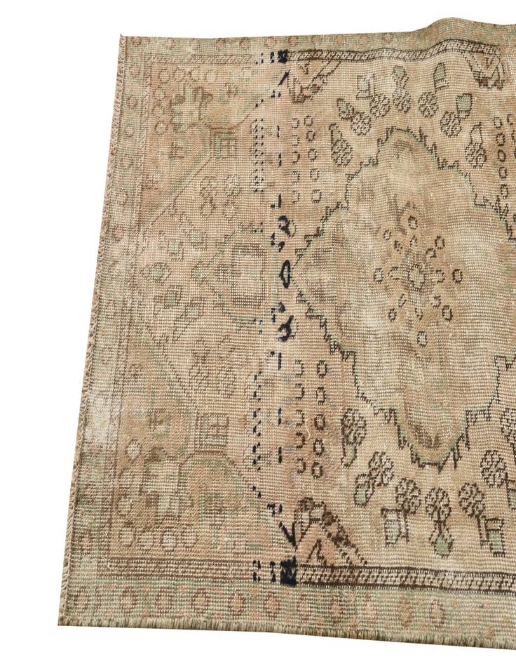 Detail image of  3' x 4' 5  Hand Knotted Ultra Vintage Persian Wool Rug