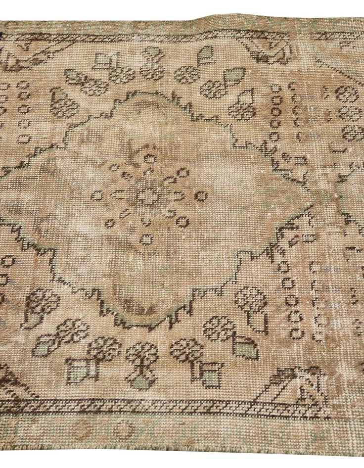 Detail image of  3' x 4' 5  Hand Knotted Ultra Vintage Persian Wool Rug