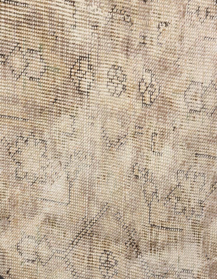 Detail image of  3' 3 x 5'  Hand Knotted Ultra Vintage Persian Wool Rug