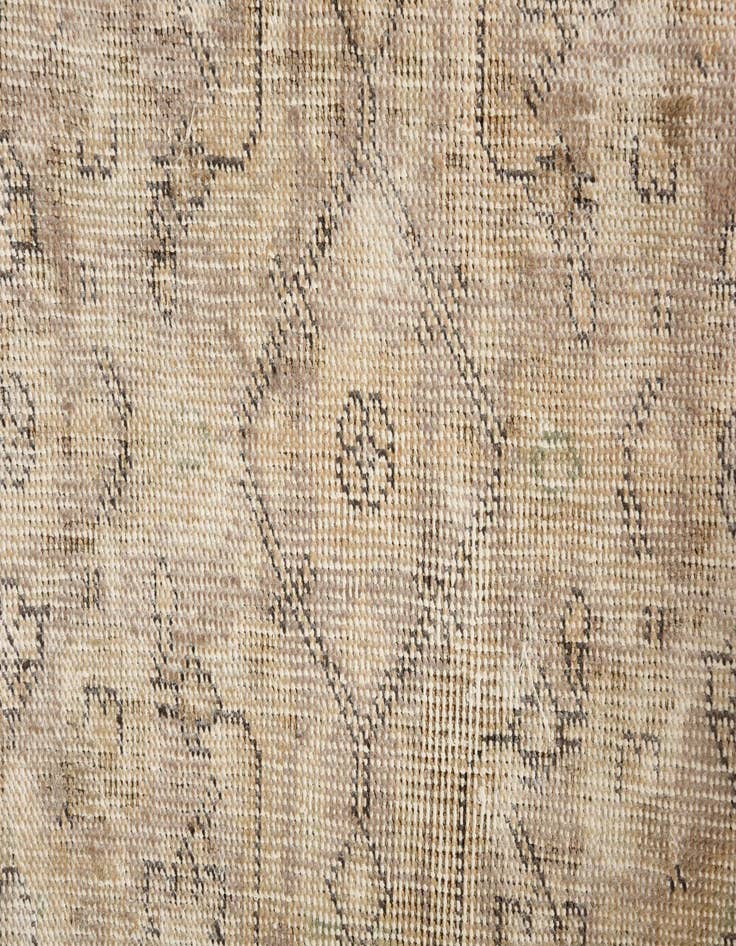 Detail image of  3' 3 x 5'  Hand Knotted Ultra Vintage Persian Wool Rug