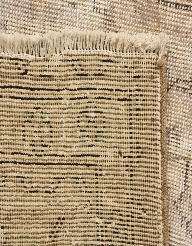 Detail image of  3' 3 x 5'  Hand Knotted Ultra Vintage Persian Wool Rug