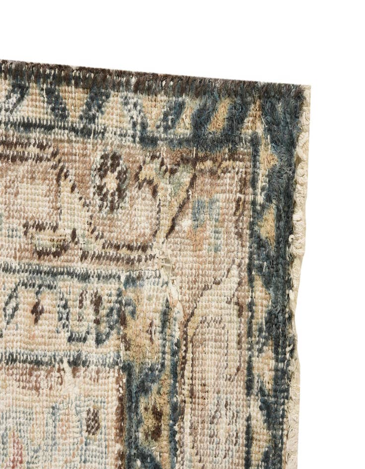 Detail image of  5' 8 x 8' 7  Hand Knotted Ultra Vintage Persian Wool Rug