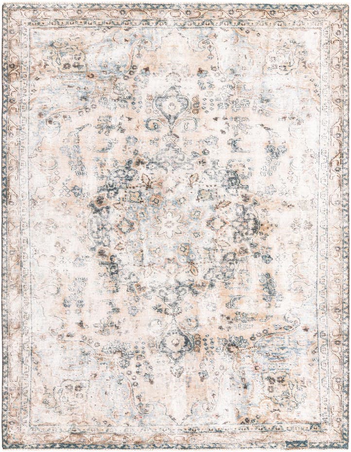  5' 8 x 8' 7  Hand Knotted Ultra Vintage Persian W...