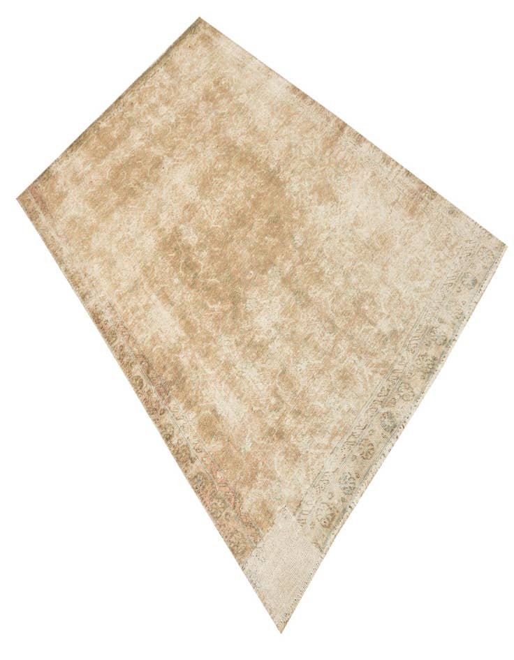 Detail image of  3' 10 x 6' 3  Hand Knotted Ultra Vintage Persian Wool Rug