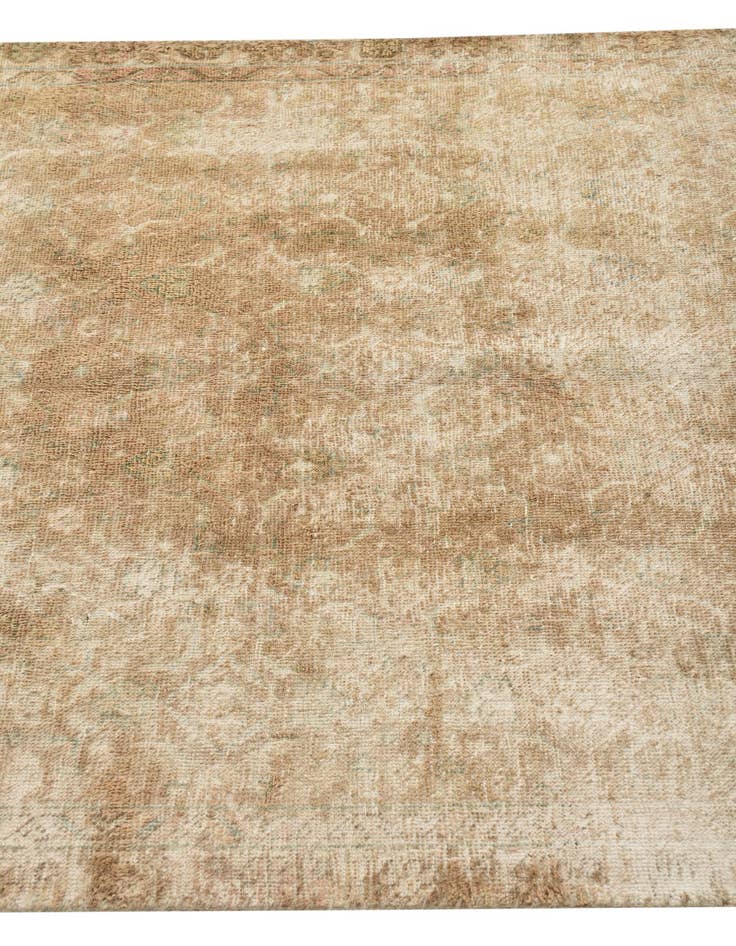 Detail image of  3' 10 x 6' 3  Hand Knotted Ultra Vintage Persian Wool Rug