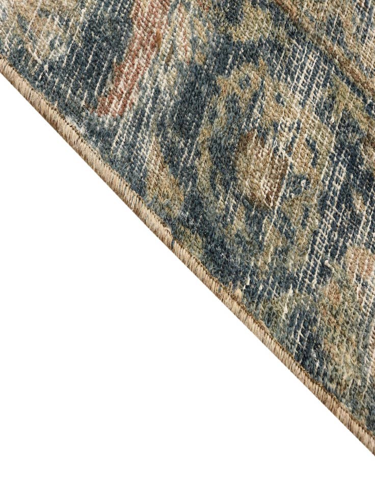 Detail image of  6' x 8' 9  Hand Knotted Ultra Vintage Persian Wool Rug