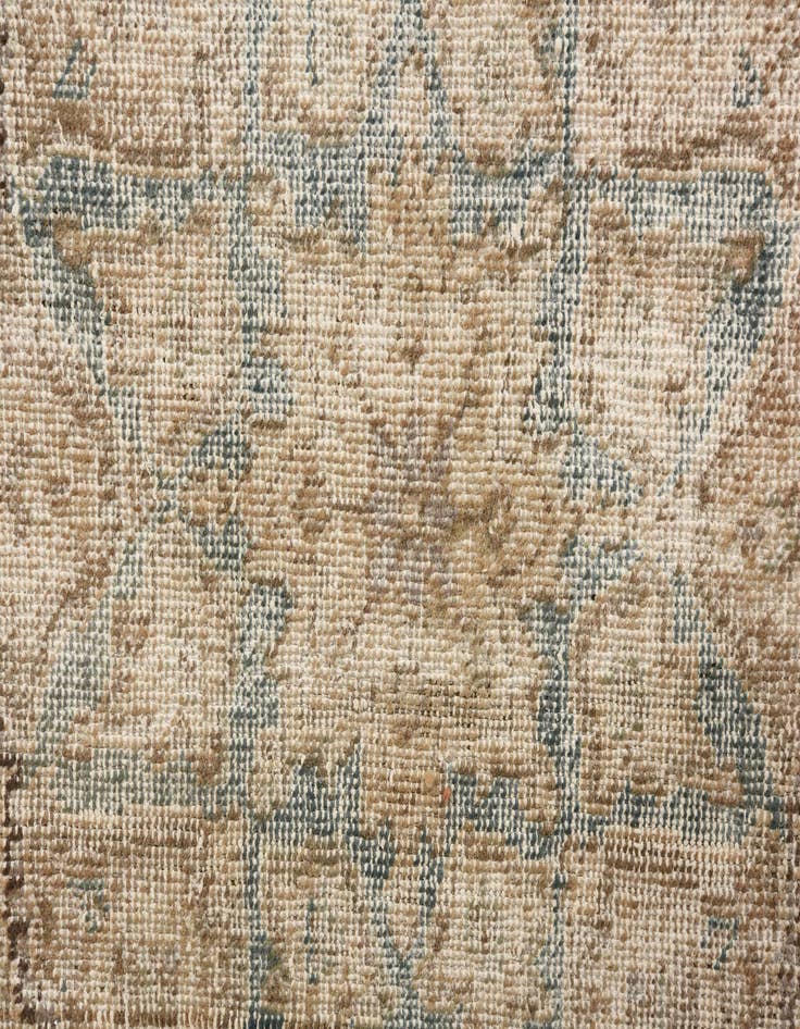Detail image of  6' 6 x 9' 5  Hand Knotted Ultra Vintage Persian Wool Rug