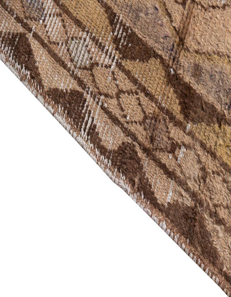 Detail image of  4' 5 x 7' 7  Hand Knotted Ultra Vintage Persian Wool Rug