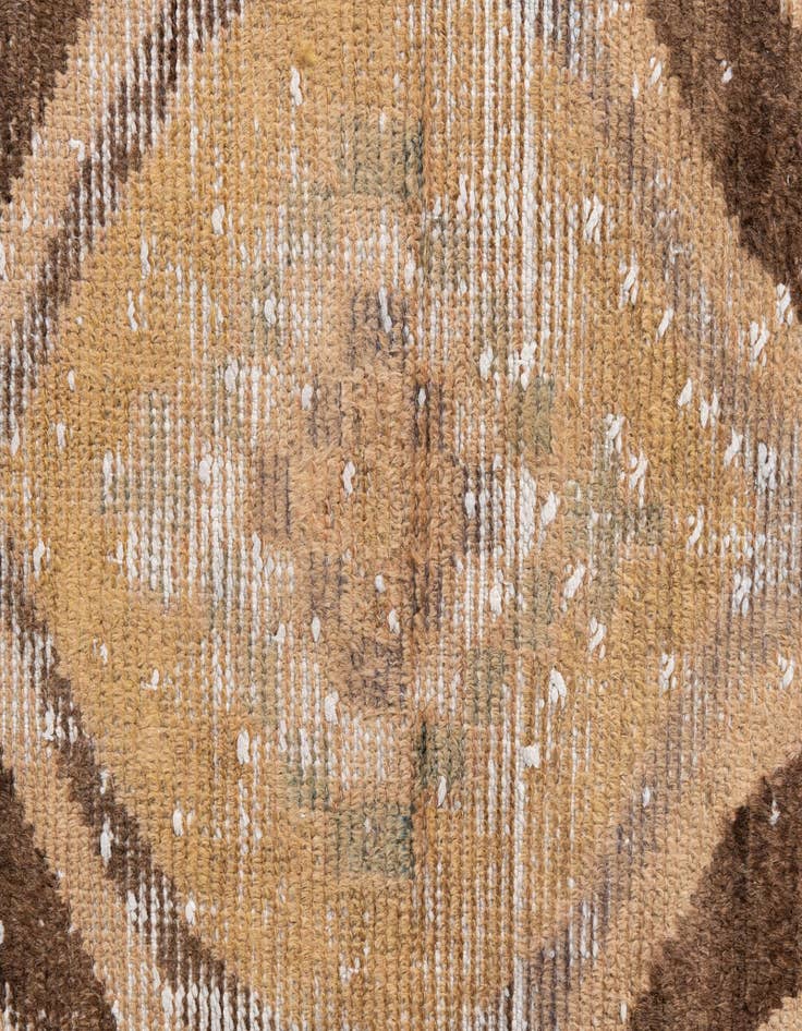 Detail image of  4' 5 x 7' 7  Hand Knotted Ultra Vintage Persian Wool Rug