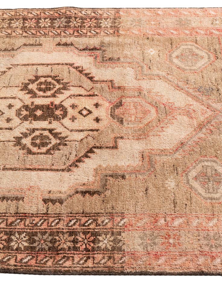 Detail image of  3' 5 x 5' 3  Hand Knotted Ultra Vintage Persian Wool Rug