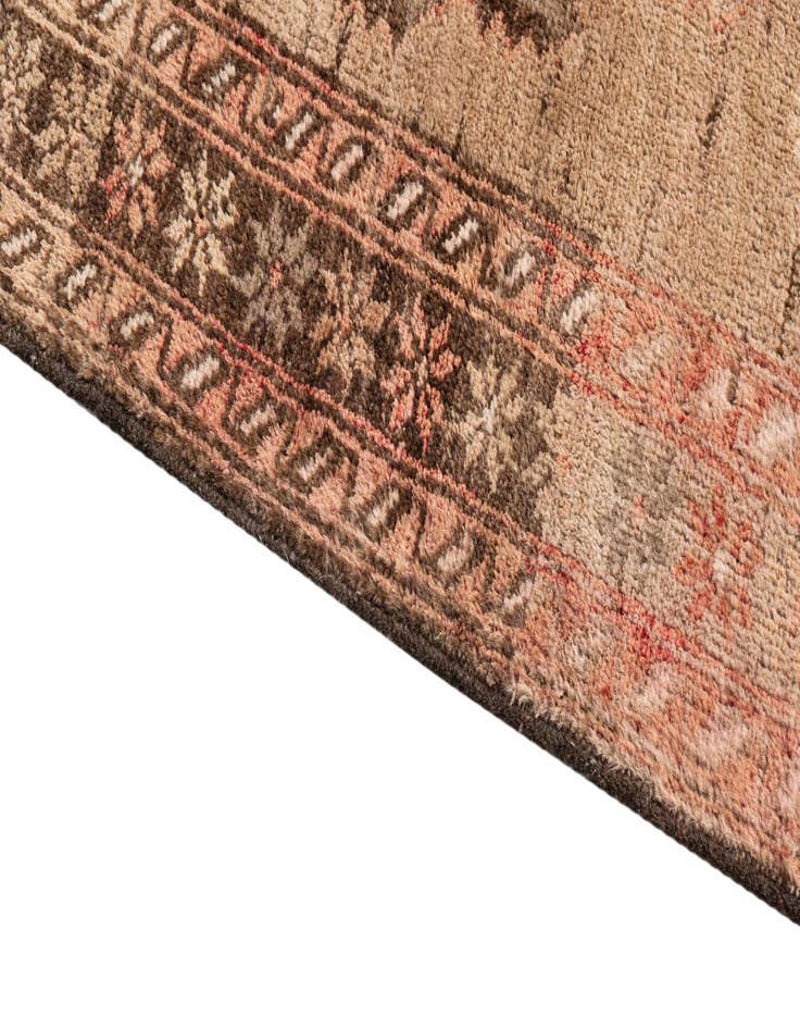 Detail image of  3' 5 x 5' 3  Hand Knotted Ultra Vintage Persian Wool Rug