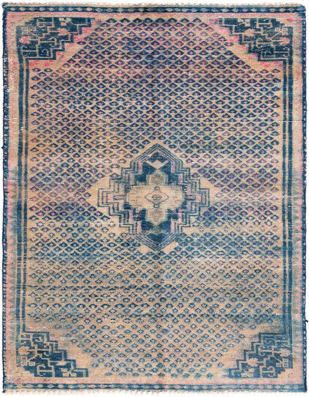 Primary image  2' 10 x 5' 9  Hand Knotted Ultra Vintage Persian Wool Rug