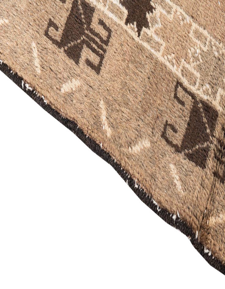 Detail image of  3' 4 x 5' 9  Hand Knotted Ultra Vintage Persian Wool Rug