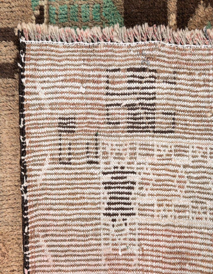 Detail image of  3' 4 x 5' 9  Hand Knotted Ultra Vintage Persian Wool Rug