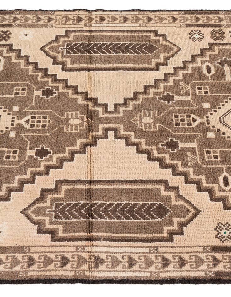 Detail image of  3' 4 x 6'  Hand Knotted Ultra Vintage Persian Wool Rug