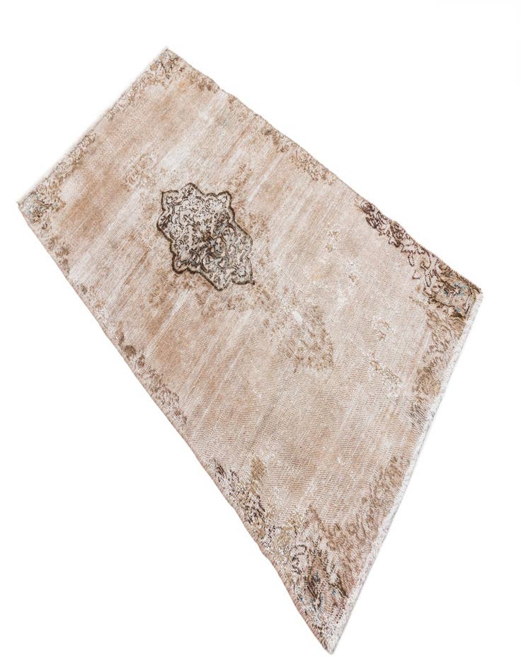 Detail image of  2' 10 x 5' 7  Hand Knotted Ultra Vintage Persian Wool Rug