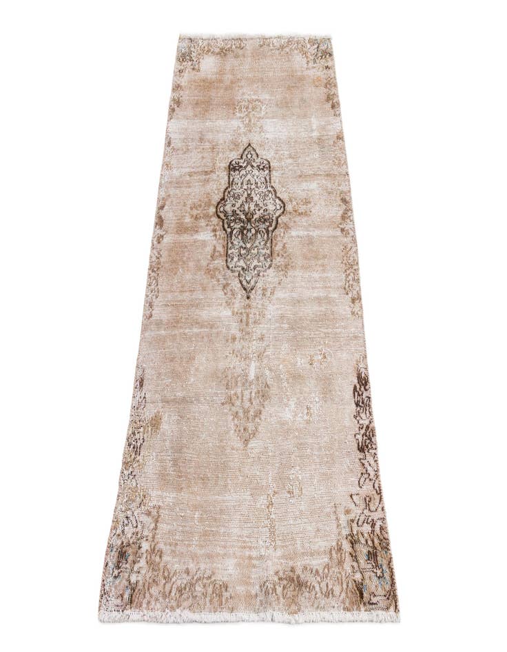 Detail image of  2' 10 x 5' 7  Hand Knotted Ultra Vintage Persian Wool Rug