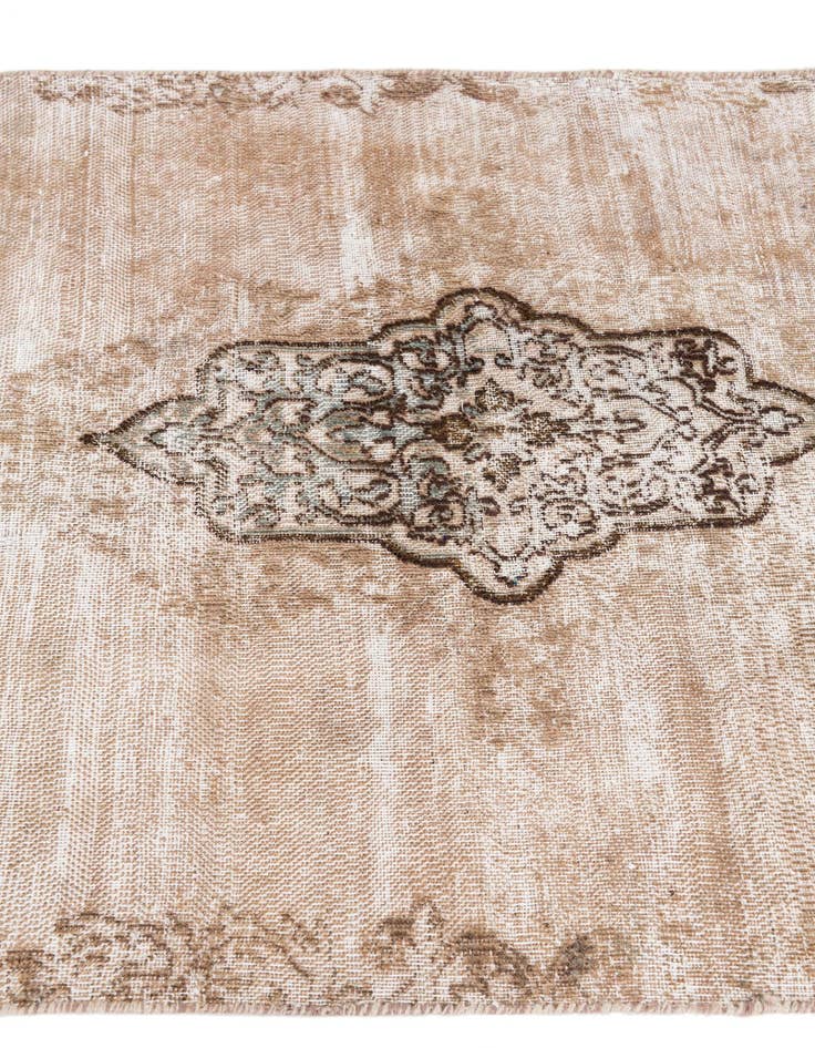 Detail image of  2' 10 x 5' 7  Hand Knotted Ultra Vintage Persian Wool Rug