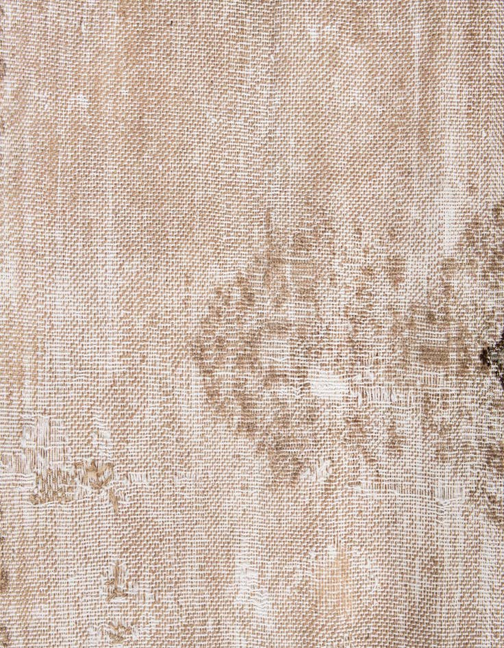 Detail image of  2' 10 x 5' 7  Hand Knotted Ultra Vintage Persian Wool Rug