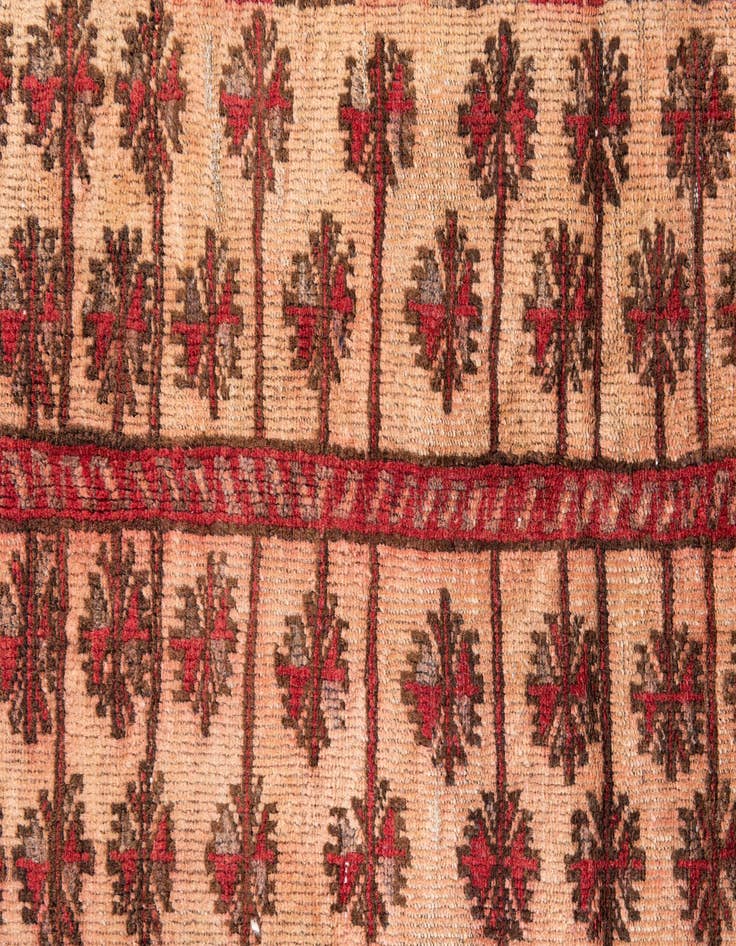 Detail image of  2' 10 x 4' 7  Hand Knotted Ultra Vintage Persian Wool Rug