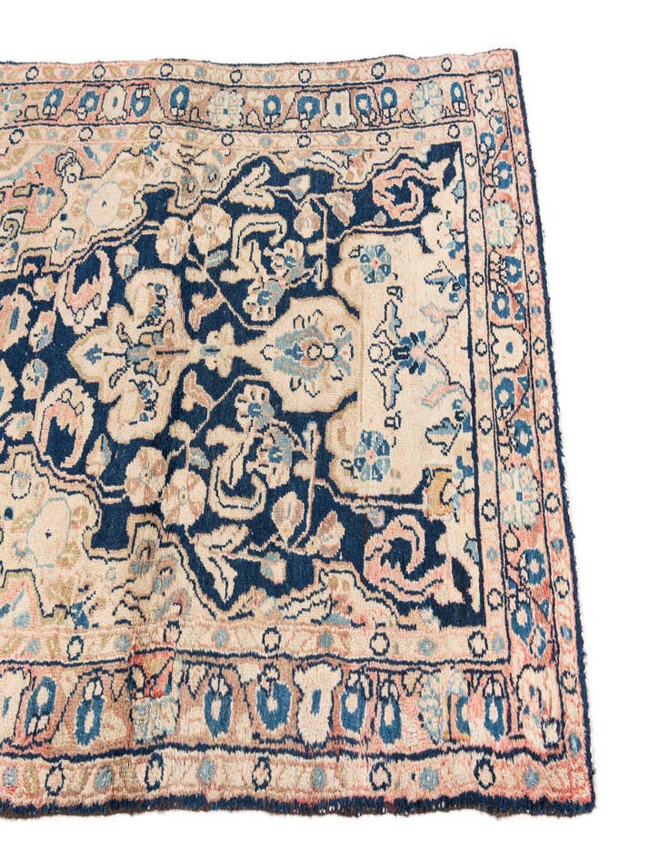 Detail image of  3' 6 x 5' 6  Hand Knotted Ultra Vintage Persian Wool Rug