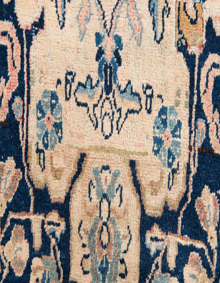 Detail image of  3' 6 x 5' 6  Hand Knotted Ultra Vintage Persian Wool Rug