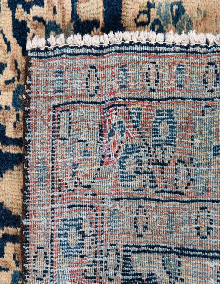 Detail image of  3' 6 x 5' 6  Hand Knotted Ultra Vintage Persian Wool Rug