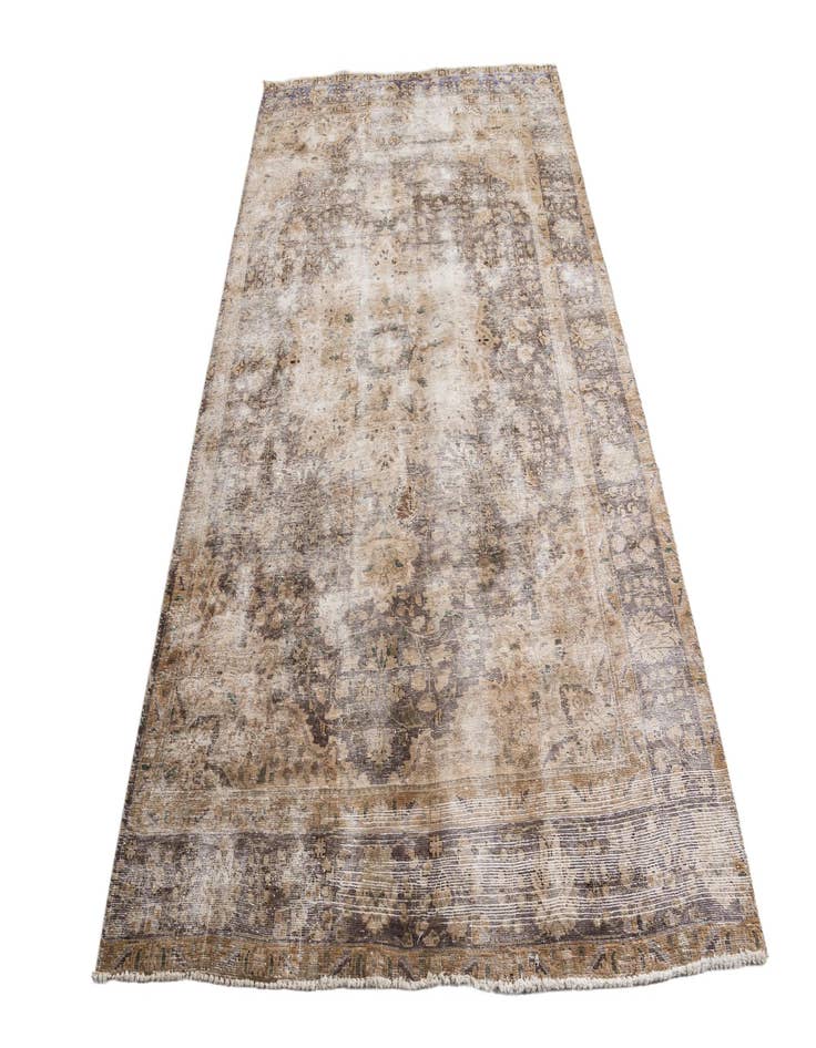 Detail image of  6' x 9' 8  Hand Knotted Ultra Vintage Persian Wool Rug