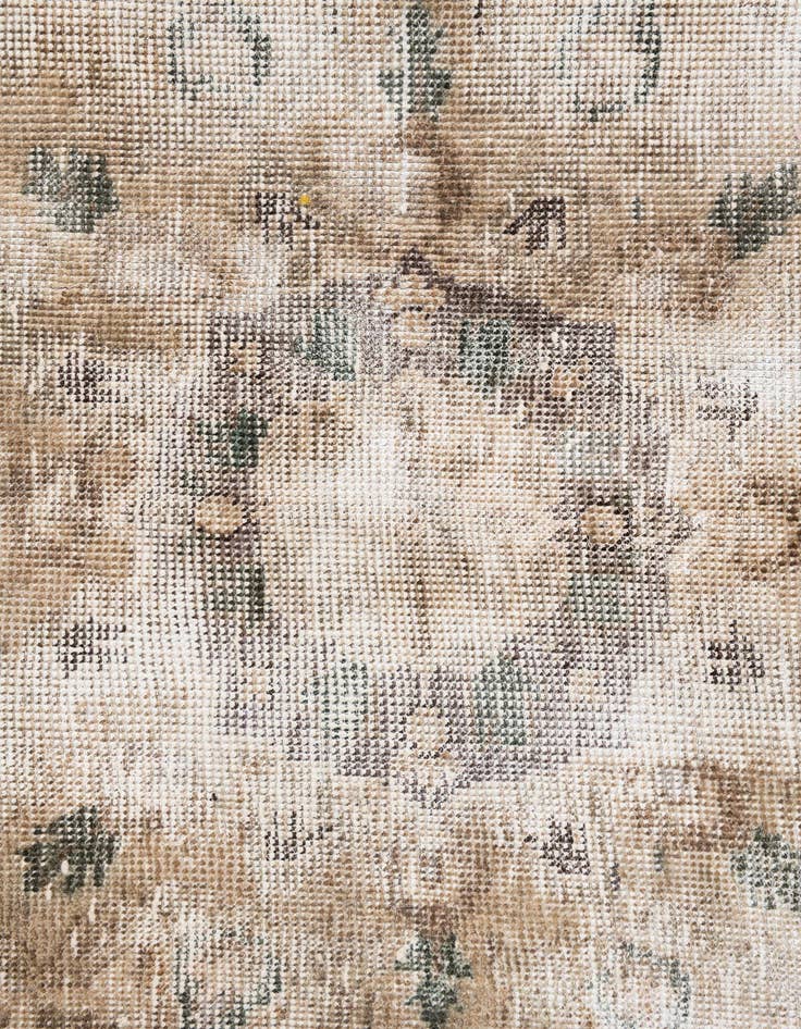 Detail image of  6' x 9' 8  Hand Knotted Ultra Vintage Persian Wool Rug