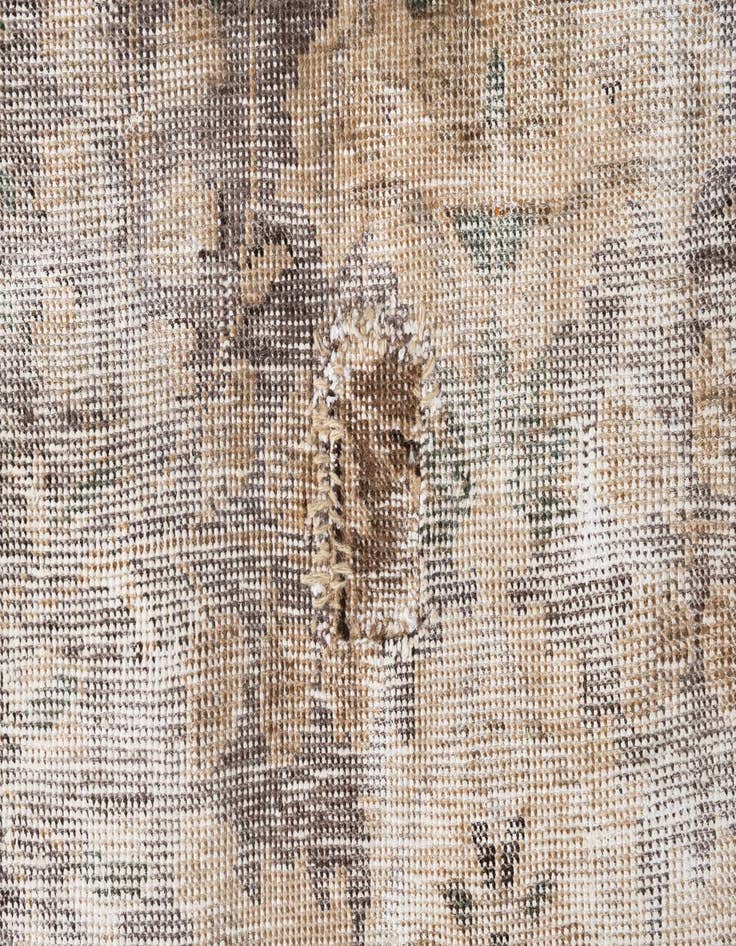 Detail image of  6' x 9' 8  Hand Knotted Ultra Vintage Persian Wool Rug