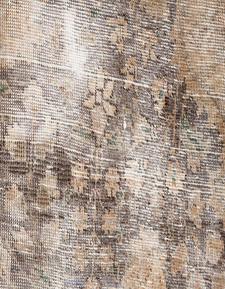 Detail image of  6' x 9' 8  Hand Knotted Ultra Vintage Persian Wool Rug