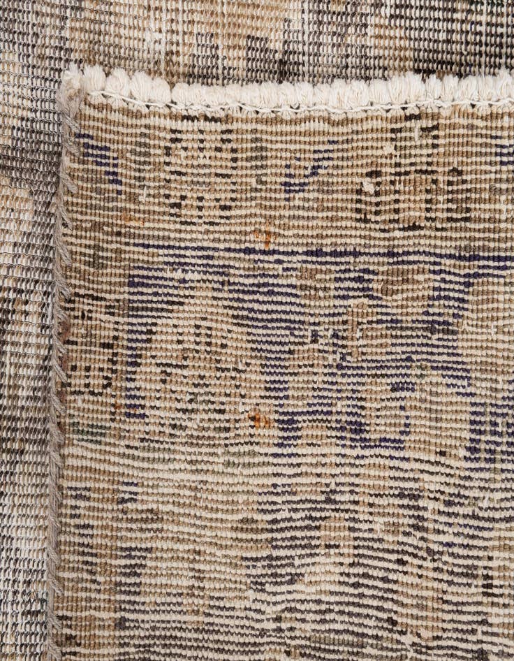 Detail image of  6' x 9' 8  Hand Knotted Ultra Vintage Persian Wool Rug