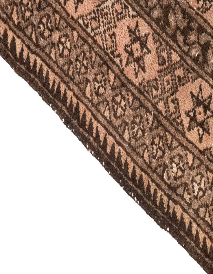 Detail image of  3' 5 x 5' 9  Hand Knotted Ultra Vintage Persian Wool Rug