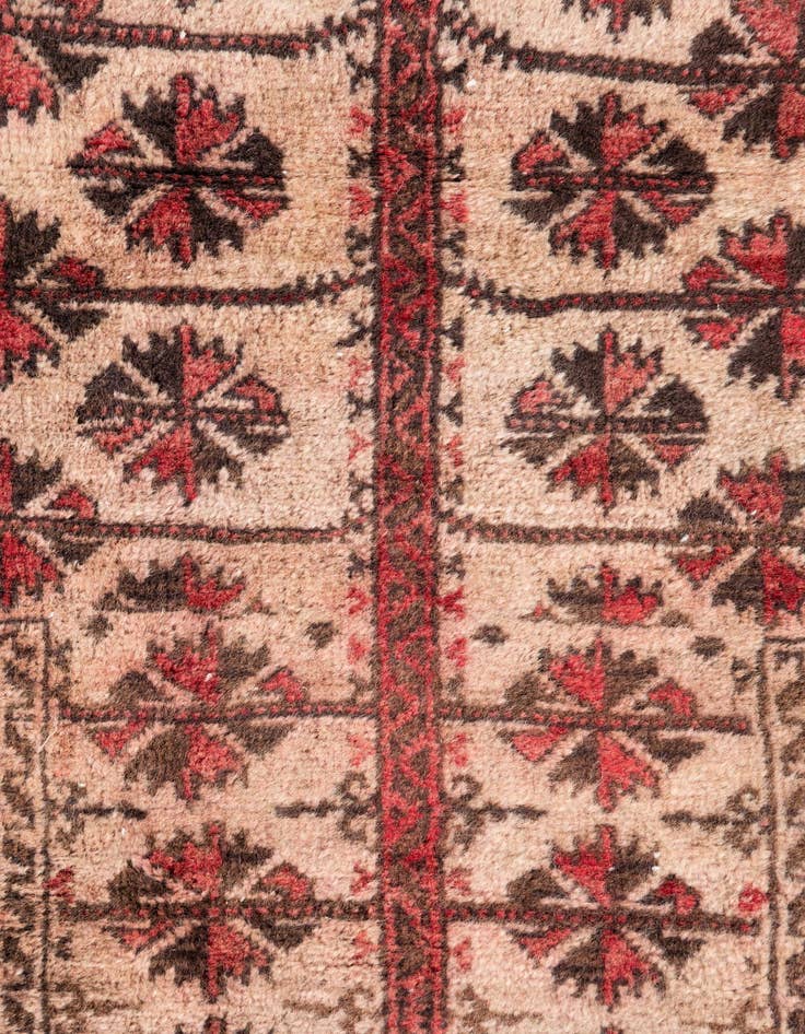 Detail image of  2' 7 x 4' 5  Hand Knotted Ultra Vintage Persian Wool Rug
