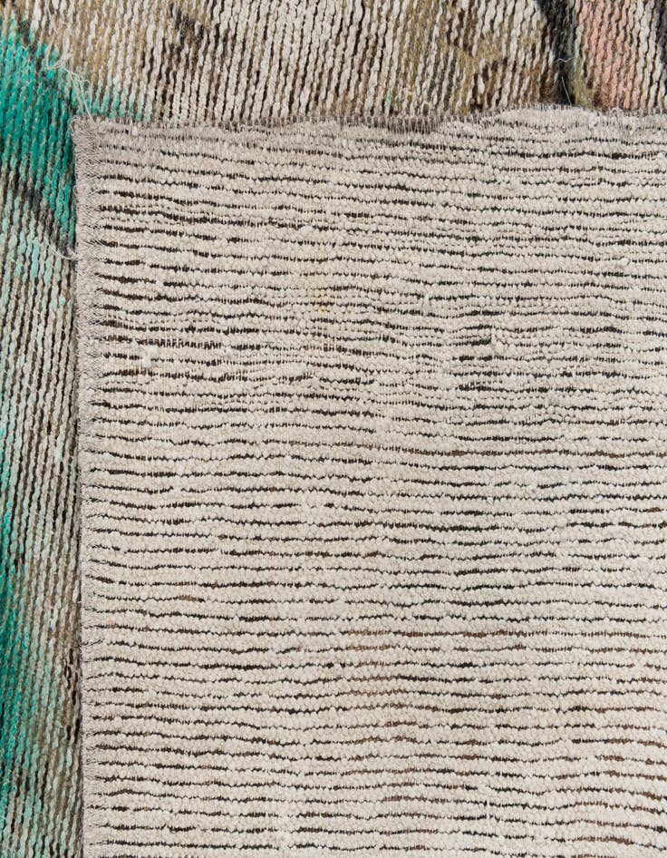 Detail image of  3' 3 x 5' 3  Hand Knotted Ultra Vintage Persian Wool Rug