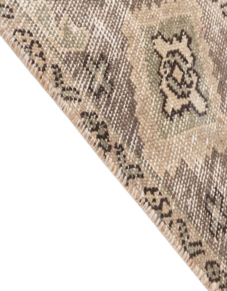 Detail image of  6' 5 x 9' 8  Hand Knotted Ultra Vintage Persian Wool Rug