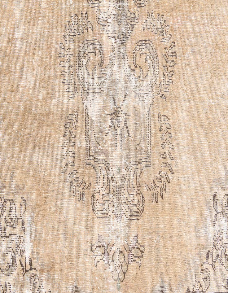 Detail image of  7' 7 x 10' 4  Hand Knotted Ultra Vintage Persian Wool Rug