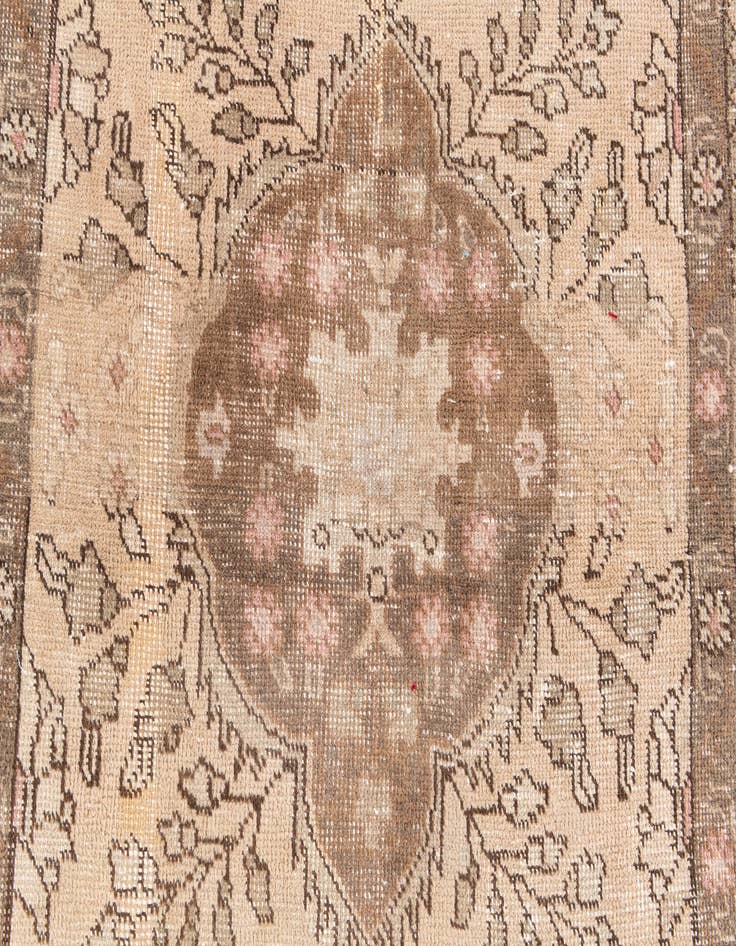 Detail image of  3' 3 x 4' 6  Hand Knotted Ultra Vintage Persian Wool Rug