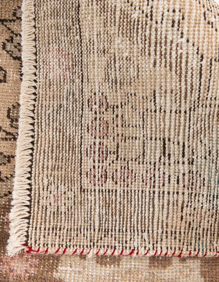 Detail image of  3' 3 x 4' 6  Hand Knotted Ultra Vintage Persian Wool Rug
