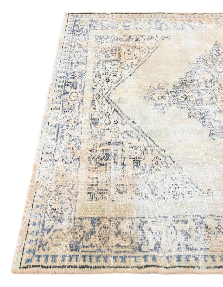 Detail image of  4' x 6' 3  Hand Knotted Ultra Vintage Persian Wool Rug