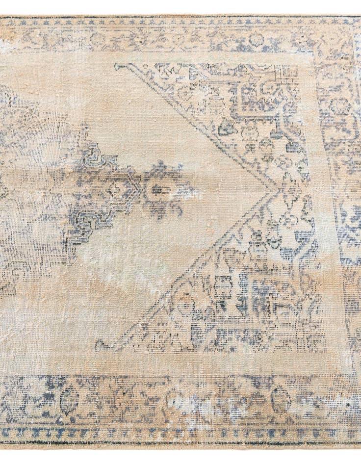 Detail image of  4' x 6' 3  Hand Knotted Ultra Vintage Persian Wool Rug