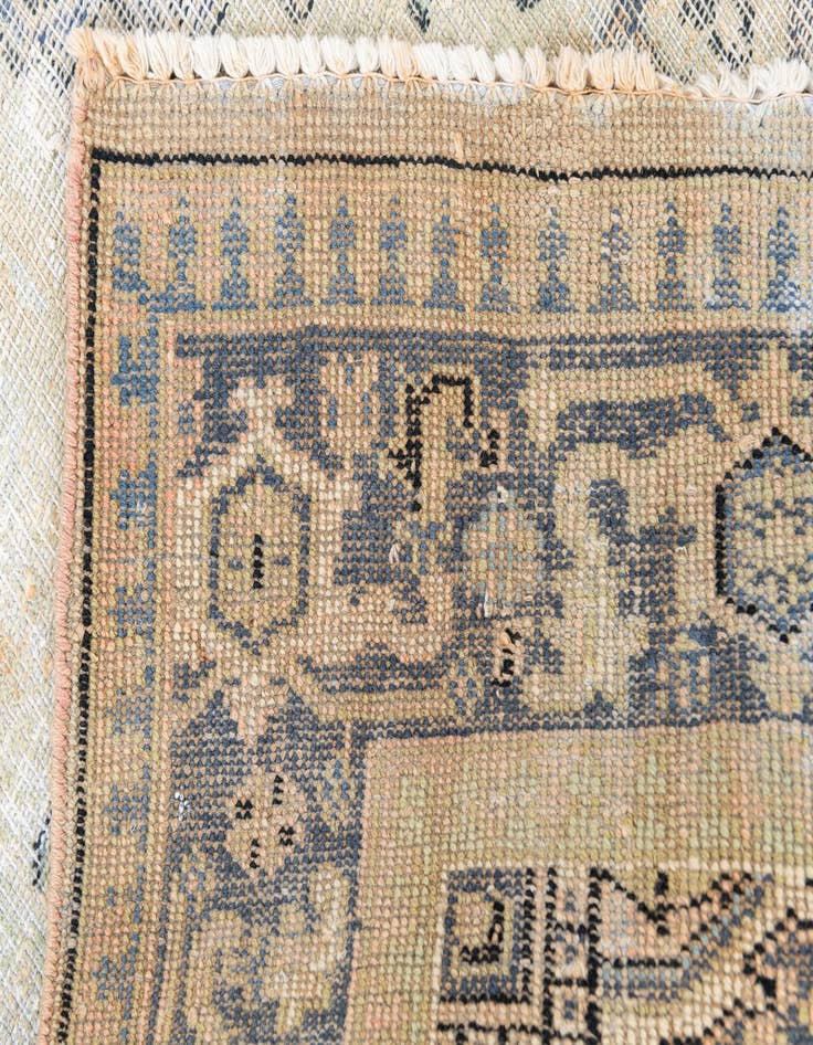 Detail image of  4' x 6' 3  Hand Knotted Ultra Vintage Persian Wool Rug