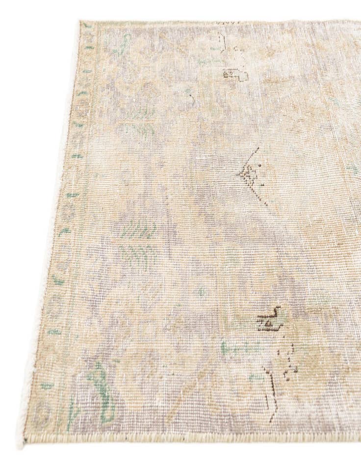 Detail image of  2' 10 x 4' 6  Hand Knotted Ultra Vintage Persian Wool Rug