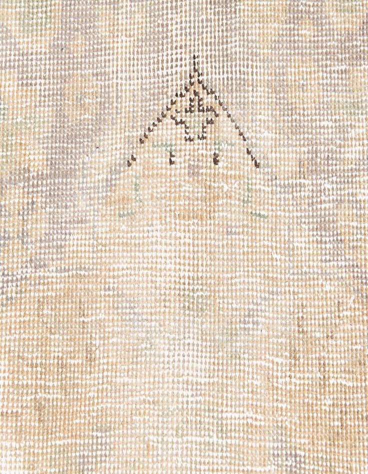 Detail image of  2' 10 x 4' 6  Hand Knotted Ultra Vintage Persian Wool Rug